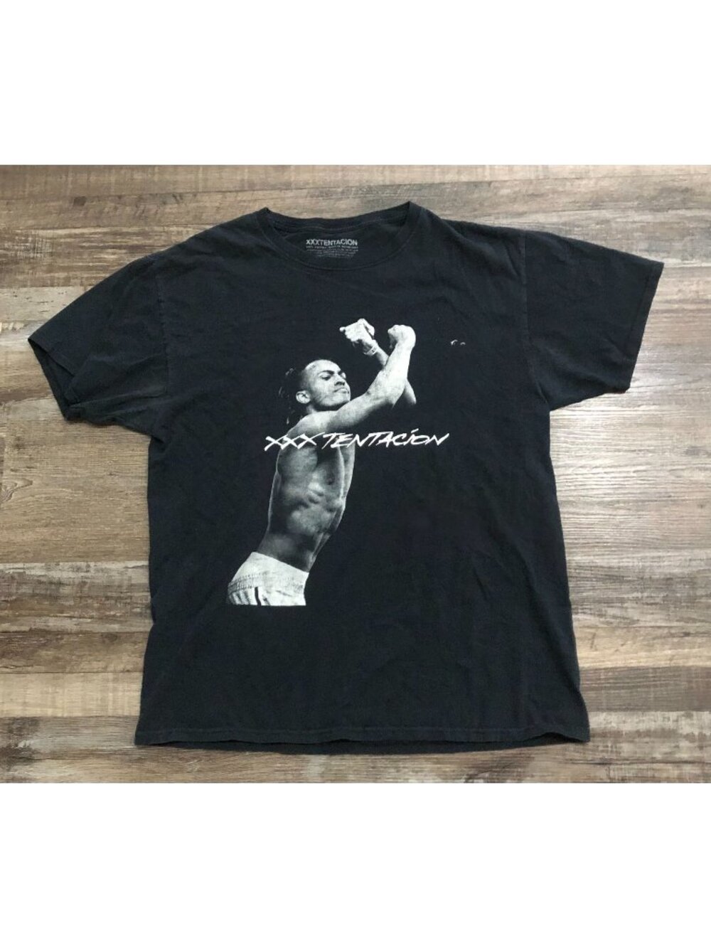 XXXTentacion Graphic Memorial Music Rap Tee T Shirt Adult Large Black